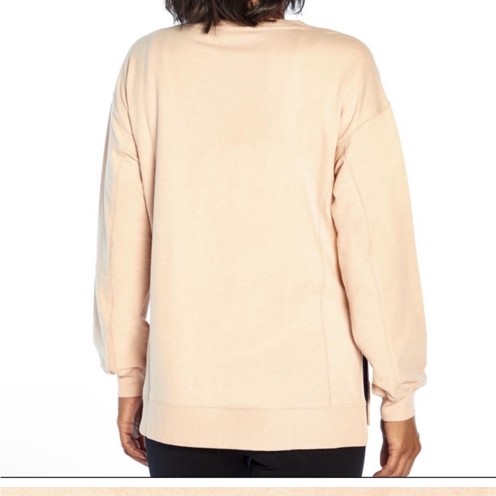 Wild fox but first cocktail pink graphic sweatshirt long sleeves light pink - Picture 4 of 14